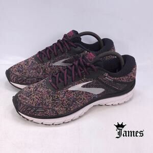 Brooks Adrenaline GTS 18 Athletic Running Shoe Womens Size 10 1202681B687 Black